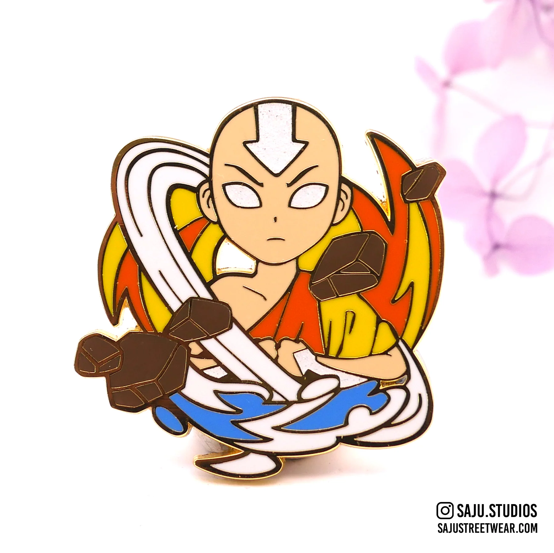 Aang Enamel Pin