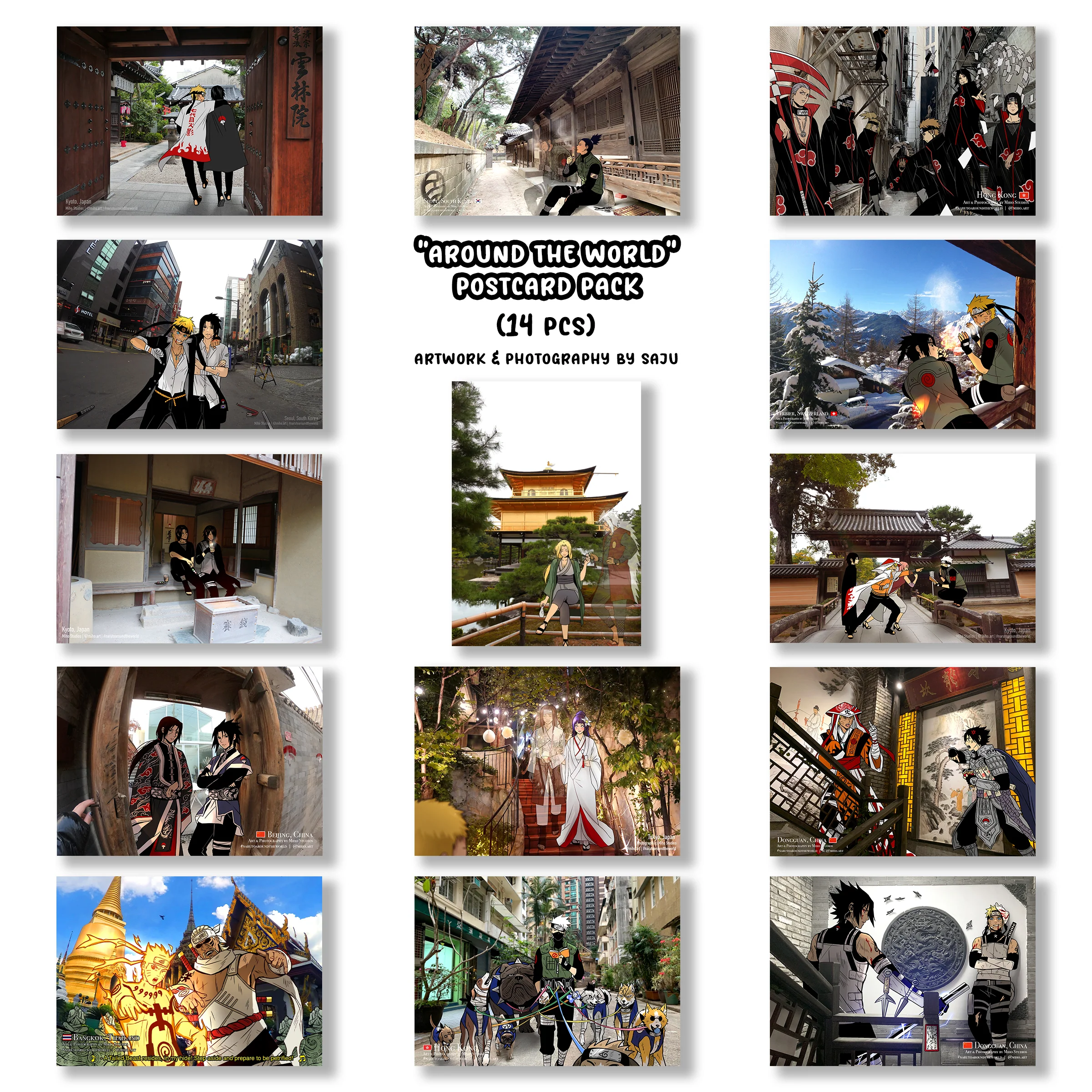 [LIMITED] Around The World Postcard Pack (11 pcs - 5"x7")