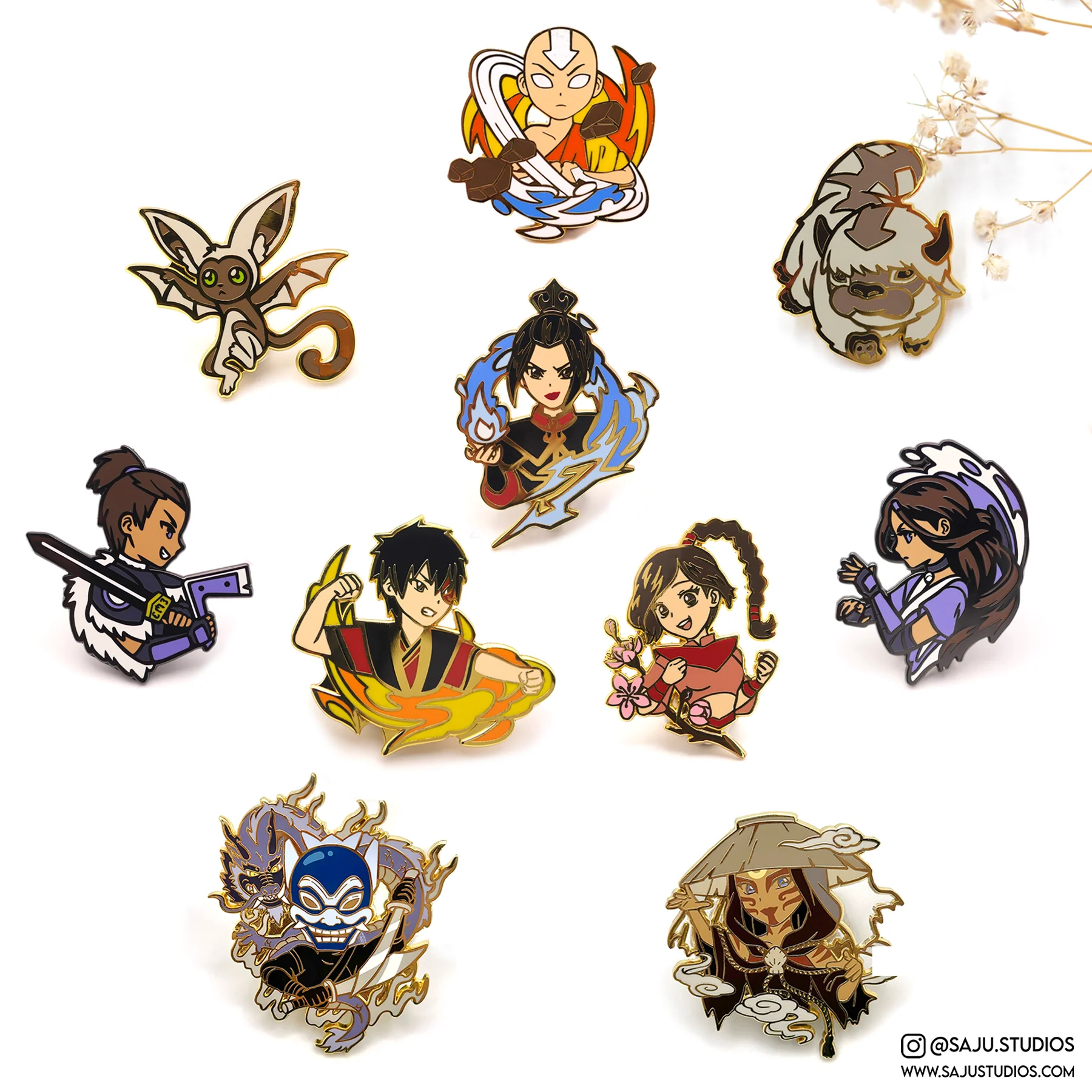 Avatar Enamel Pins