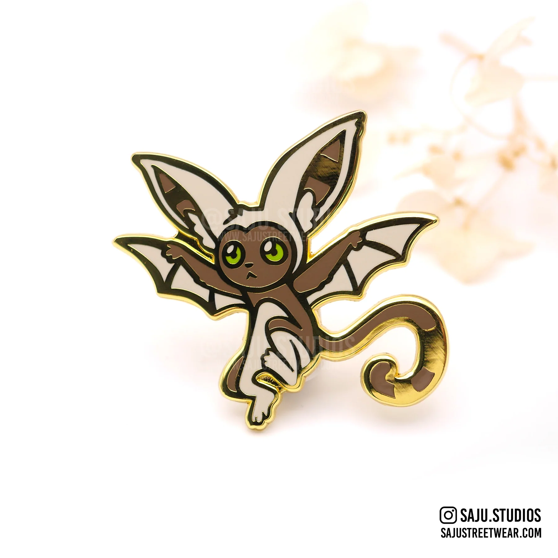 Momo Enamel Pin
