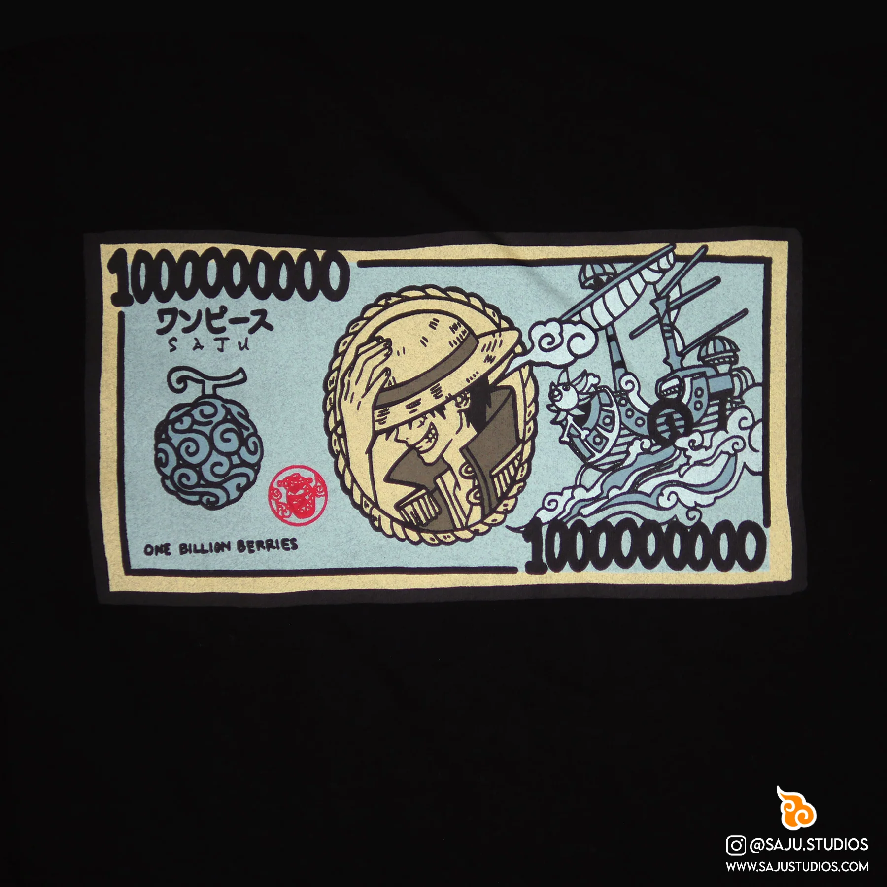Billion Berries Club Shirt [Embroidered & Double-Sided] - Image 5