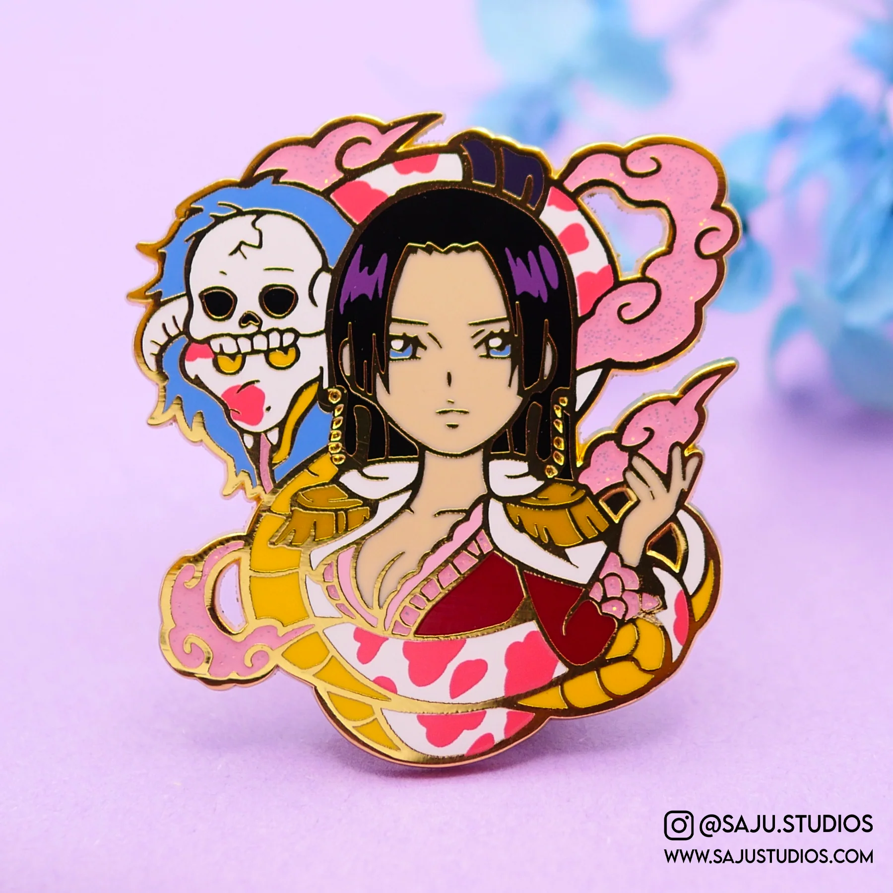 Boa Enamel Pin