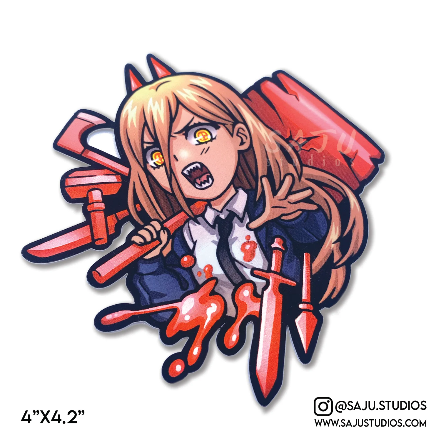 Chainsaw Metallic Decals - Image 6