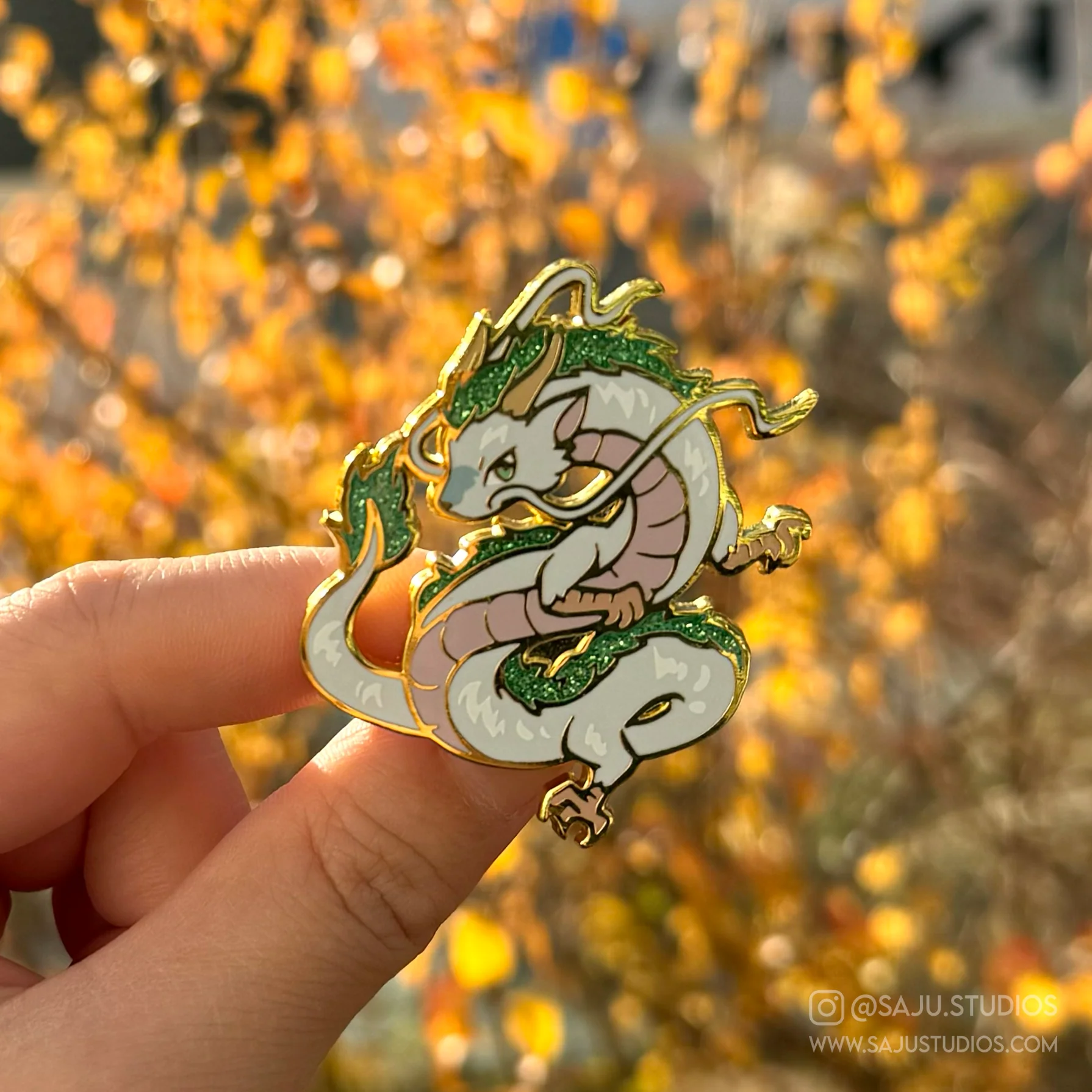 Haku Enamel Pin - Image 2