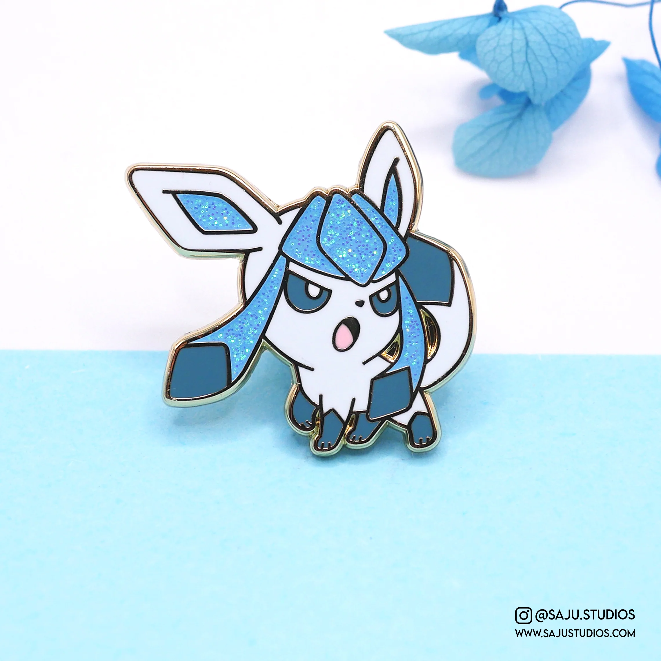 Ice Stone Enamel Pin