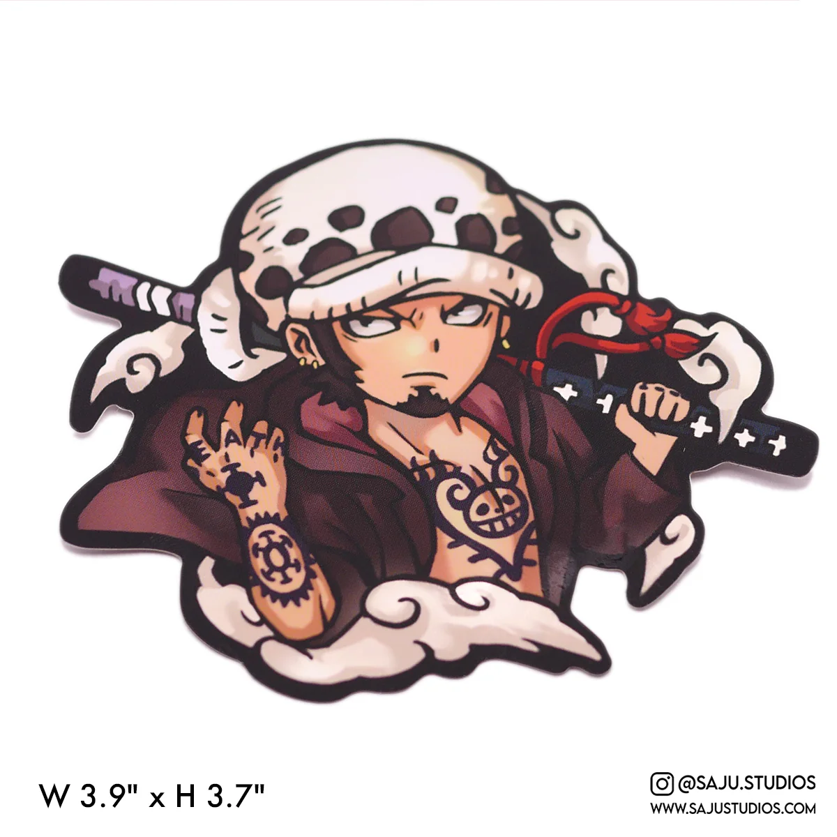 Law Metallic Decal