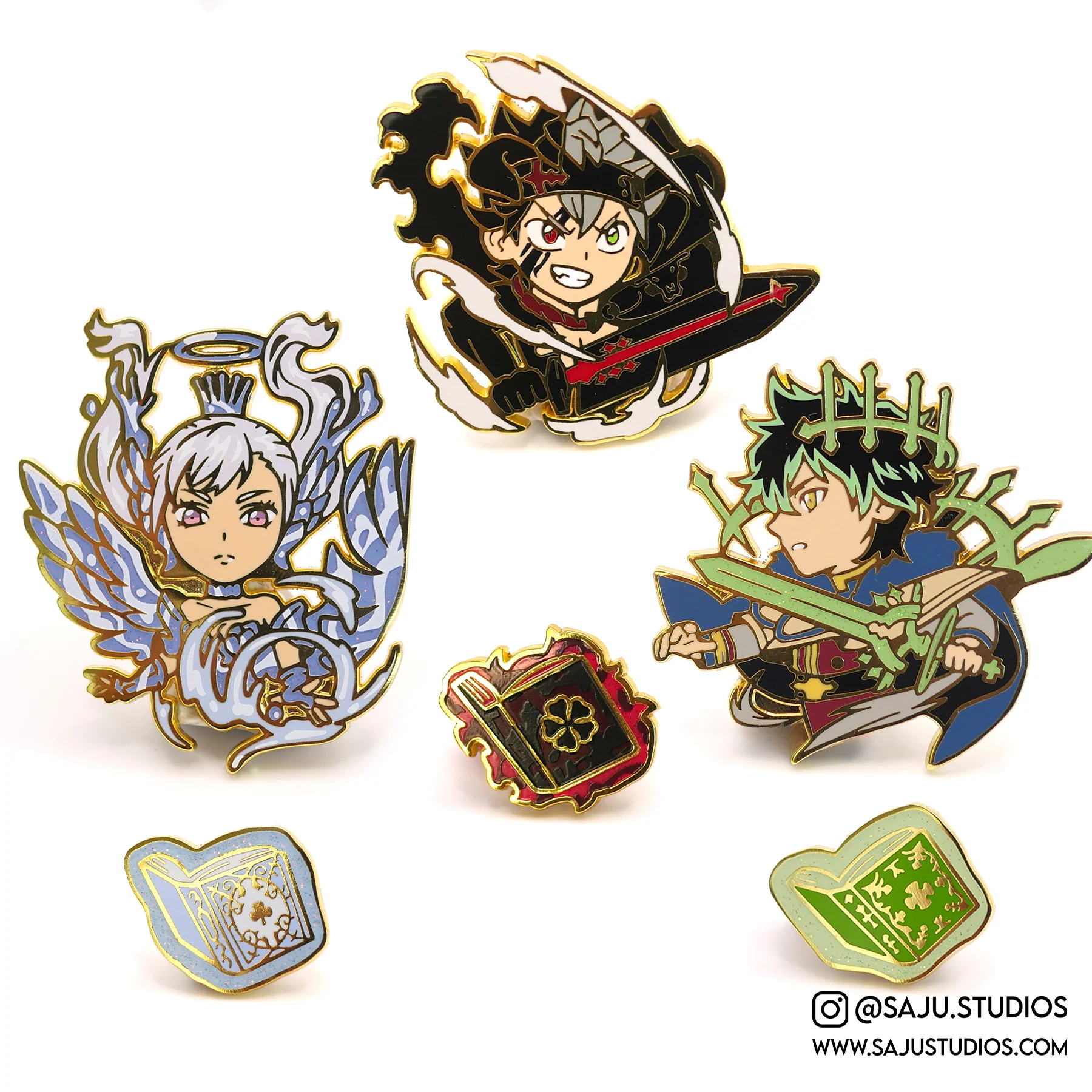 Magic Knights Enamel Pins