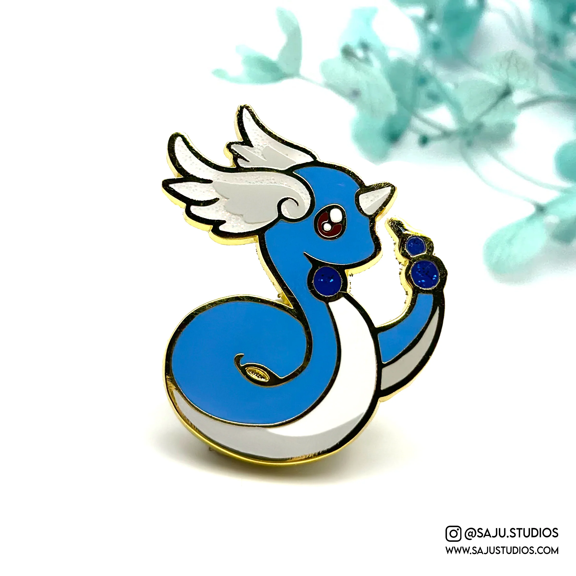 Mystical Dragon Enamel Pin - Image 2