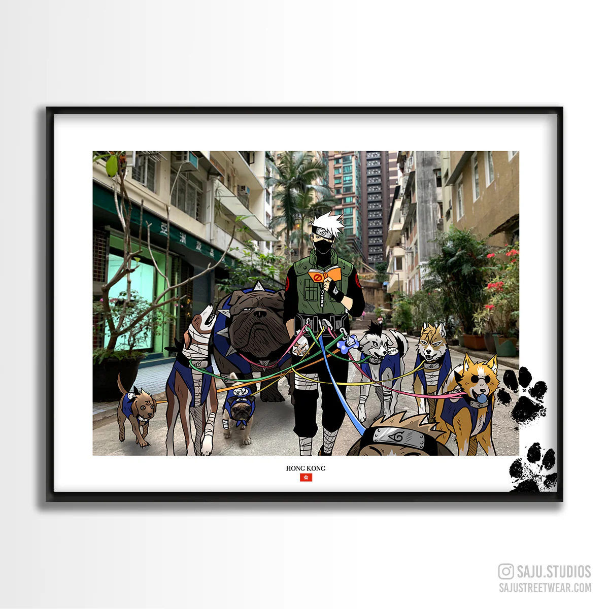 Ninja Dogs Print