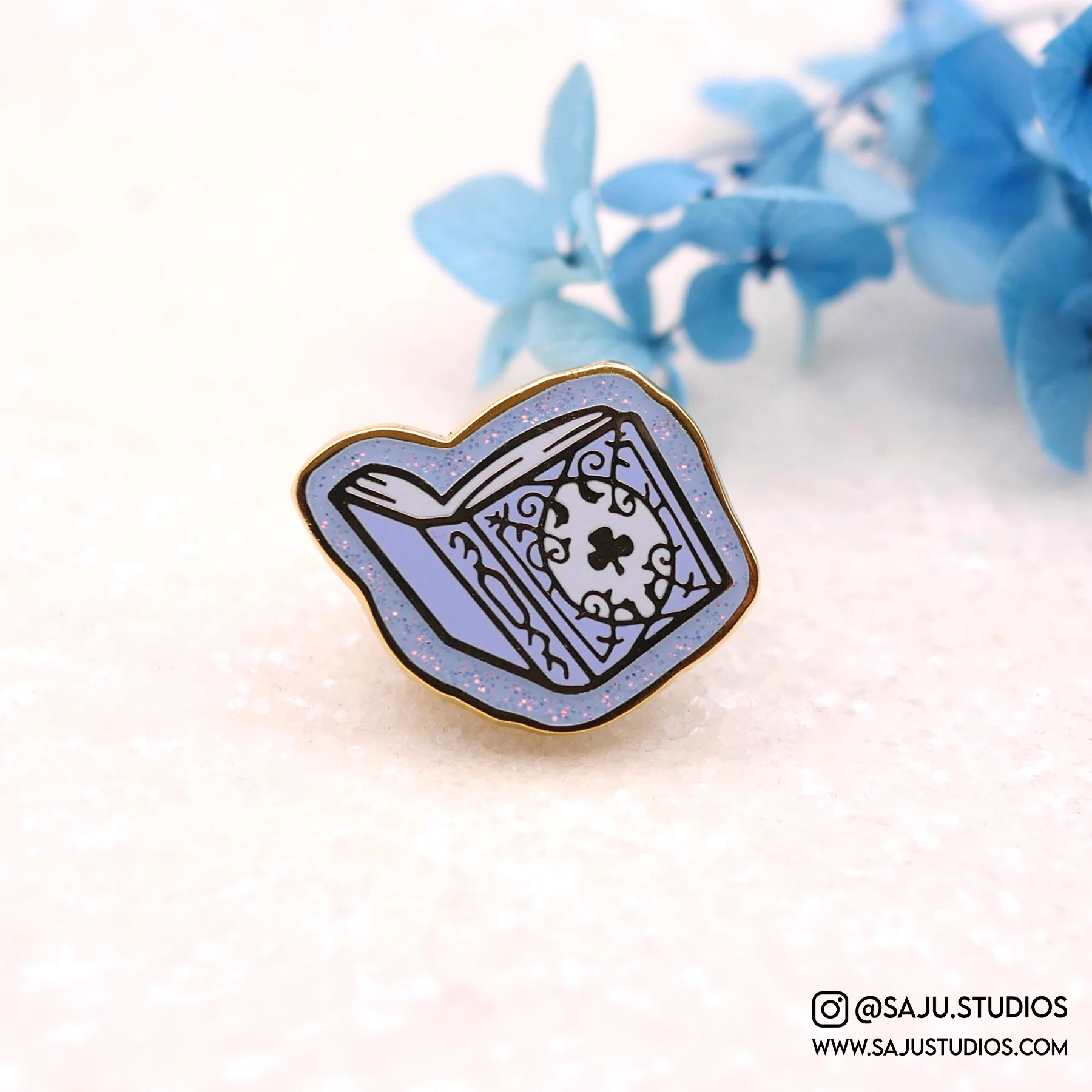 Noelle Book Enamel Pin