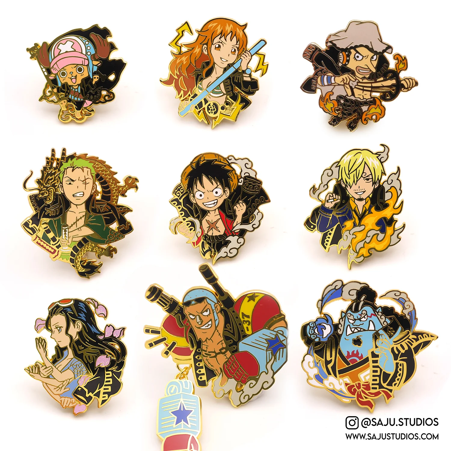 Pirate Crew Enamel Pins