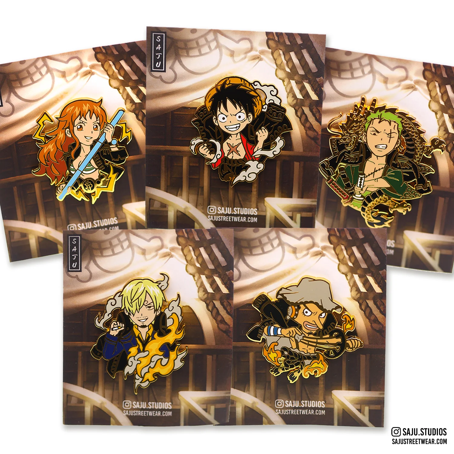 Pirate Crew Enamel Pins - Image 2