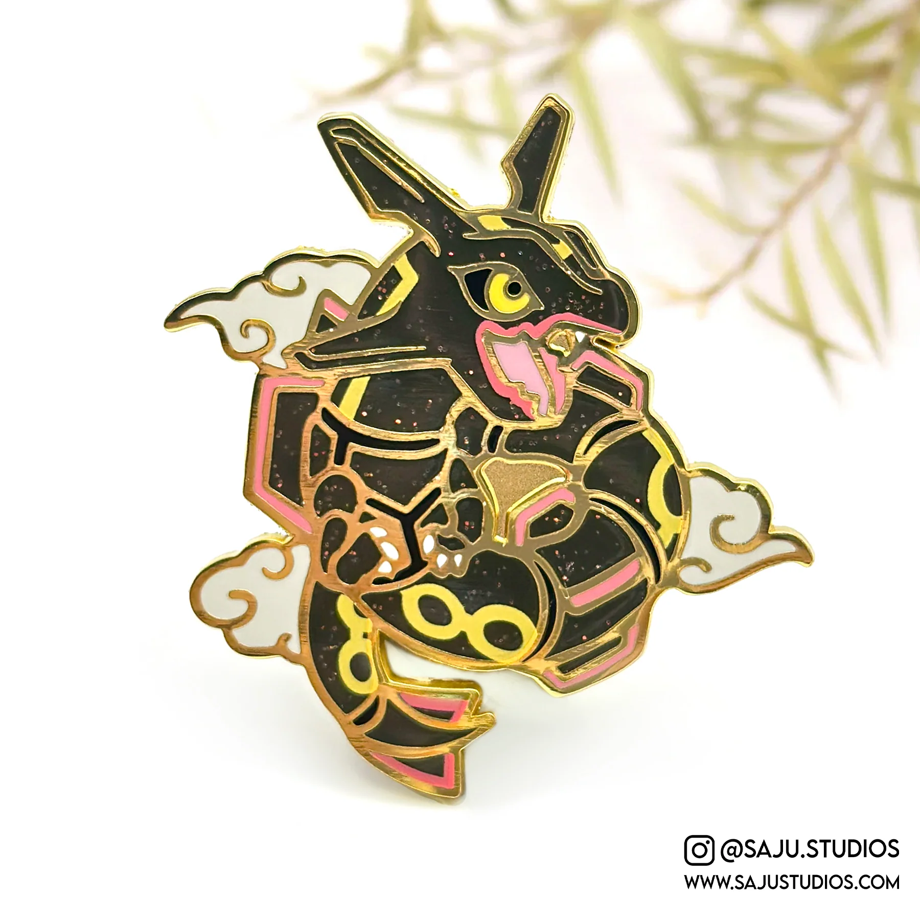 Shiny Legendary Dragon Enamel Pin