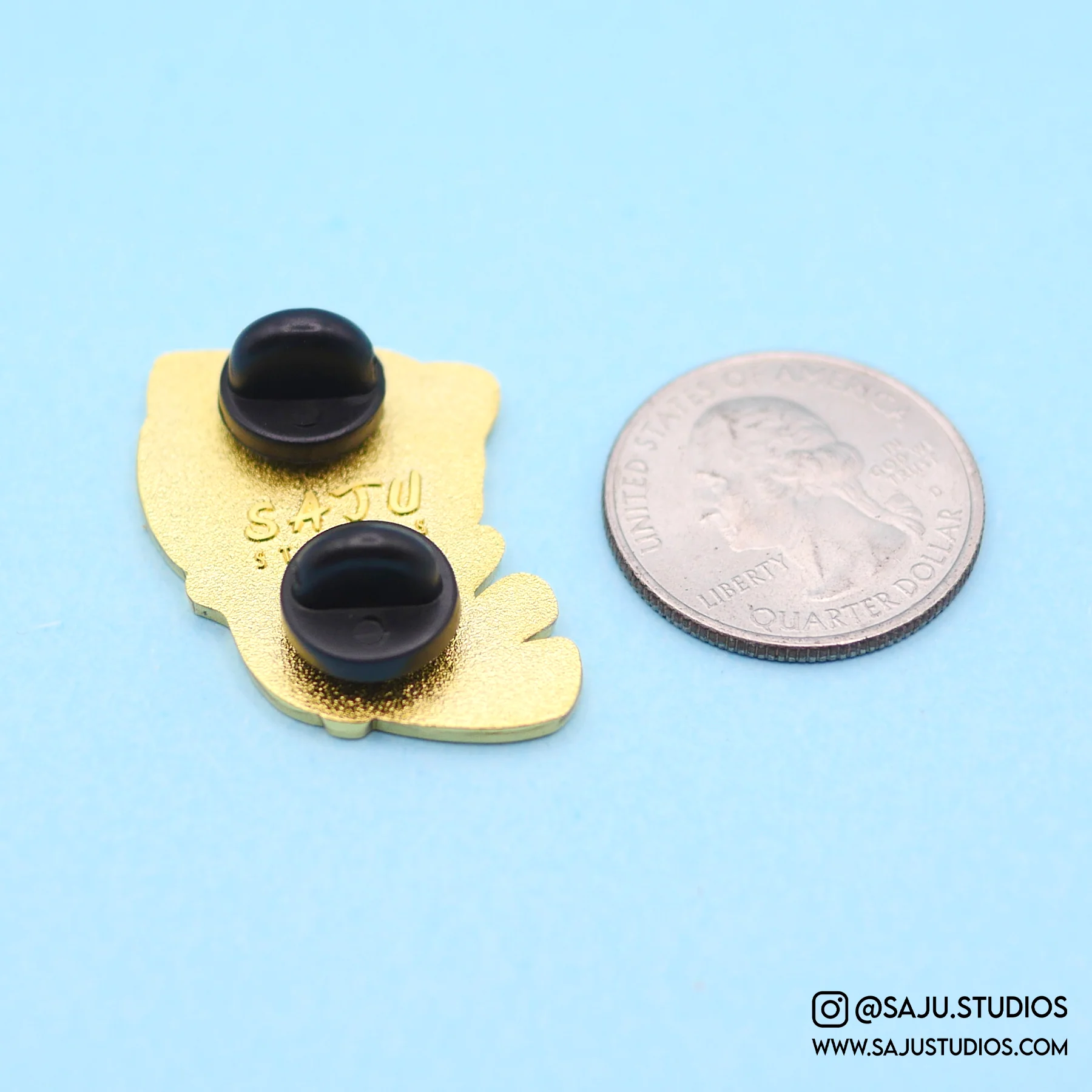 Water Otter Enamel Pin - Image 2