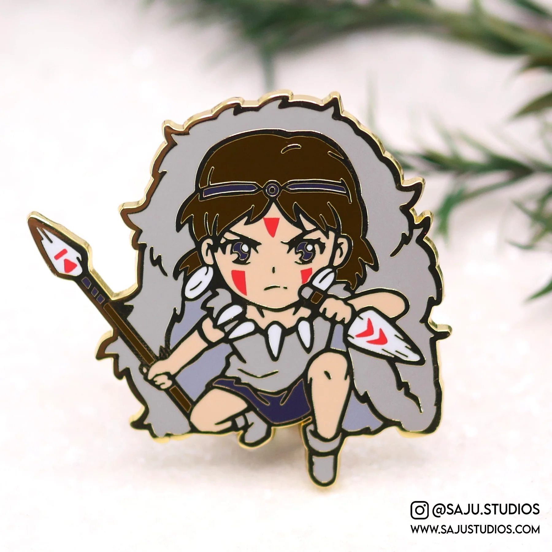 Wolf Princess Enamel Pin